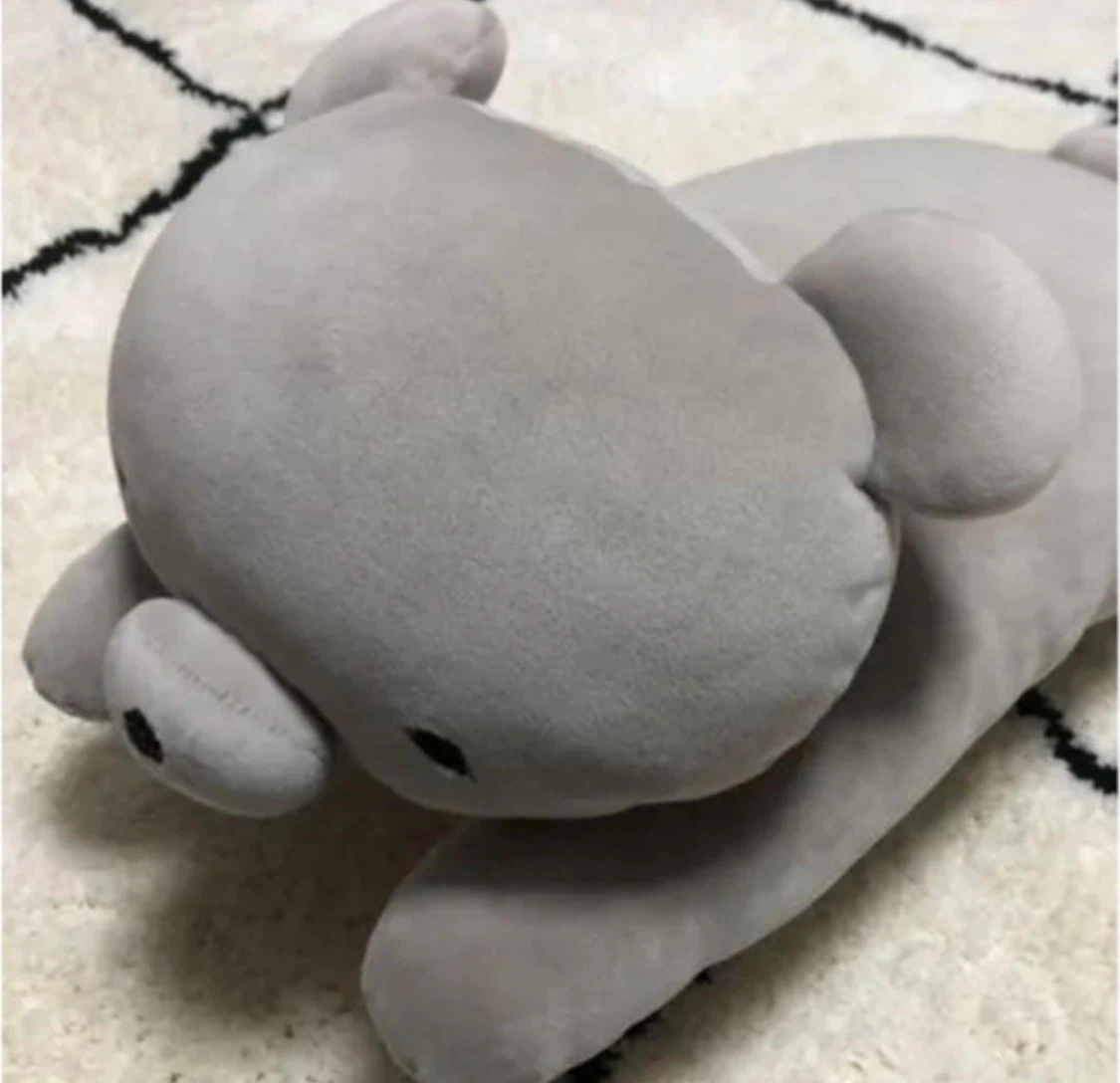 モチクマ ぬいぐるみ グレーの写真2枚目