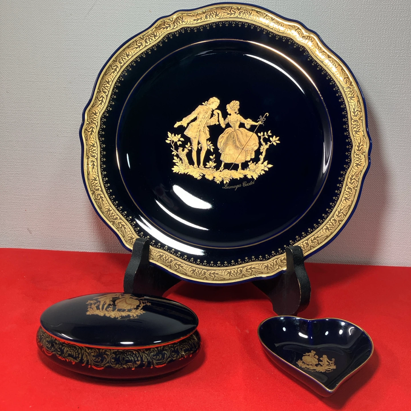 リモージュカステル プレート・小物入れセット
