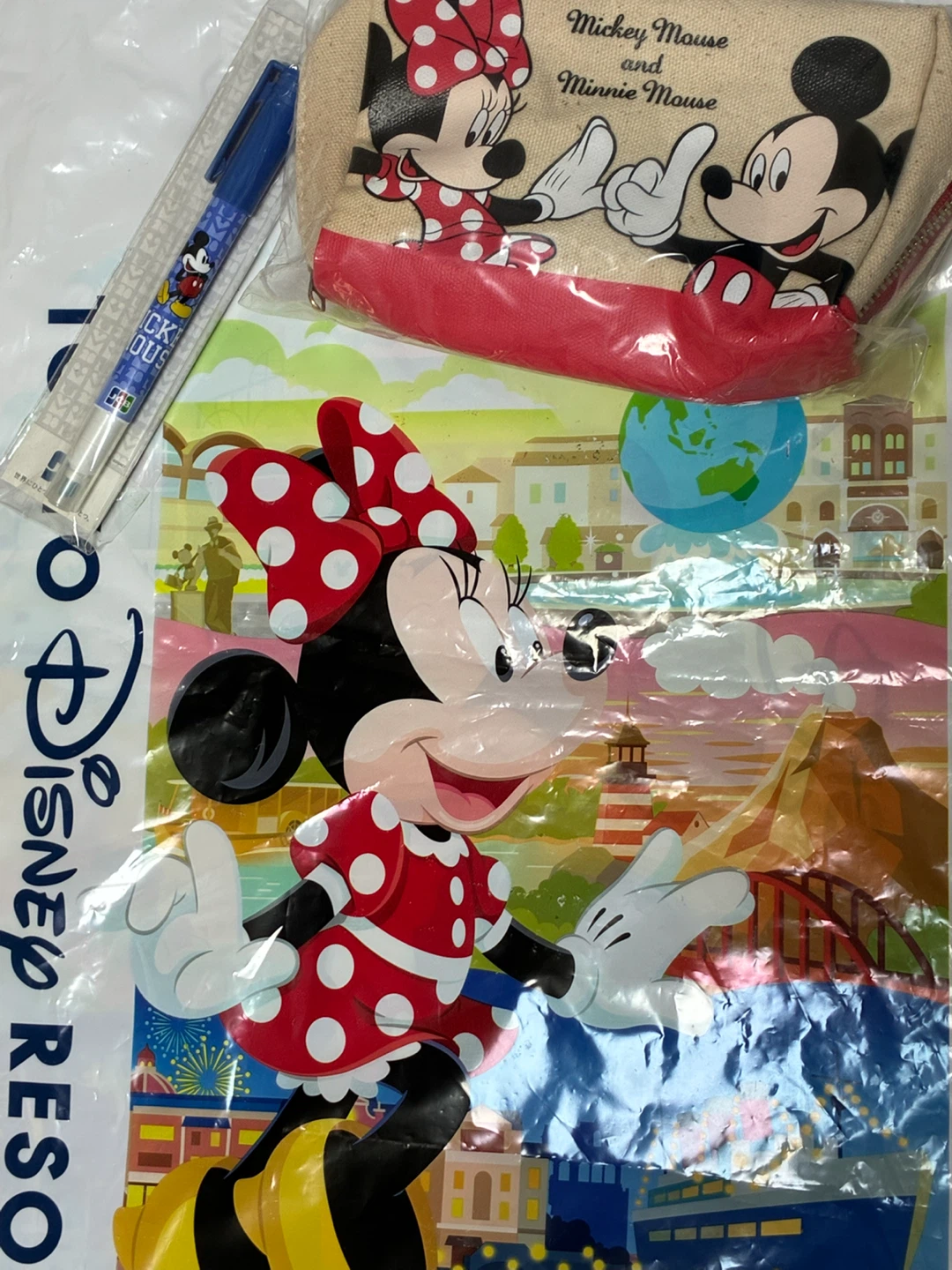 ディズニー ミッキー＆ミニー ポーチ ペンセット