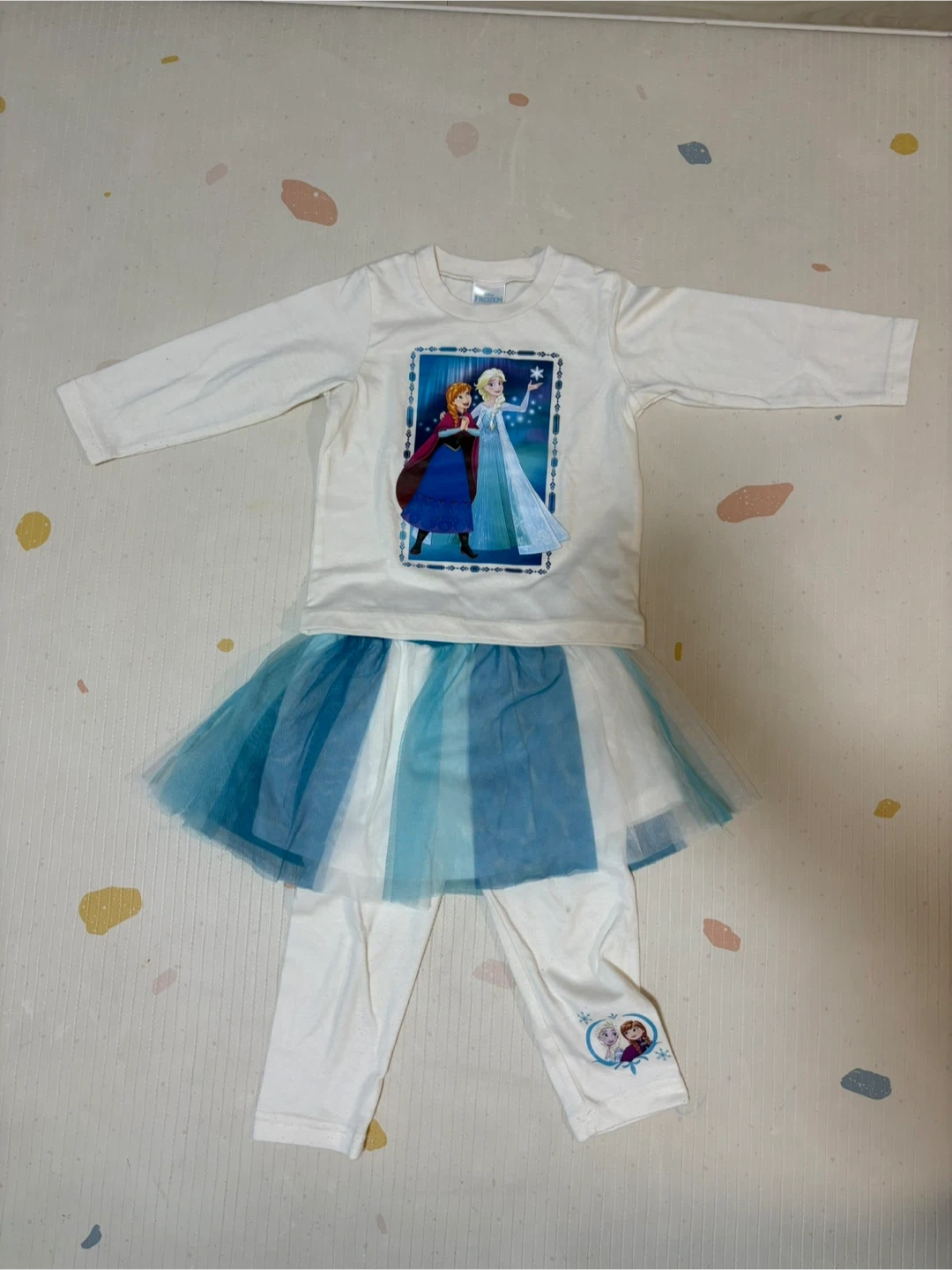 アナと雪の女王 長袖Tシャツ スカッツ セット