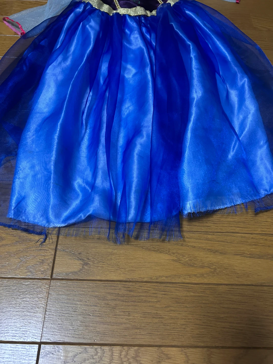 ディズニー アナと雪の女王 アナドレス　110cm 難ありの写真3枚目