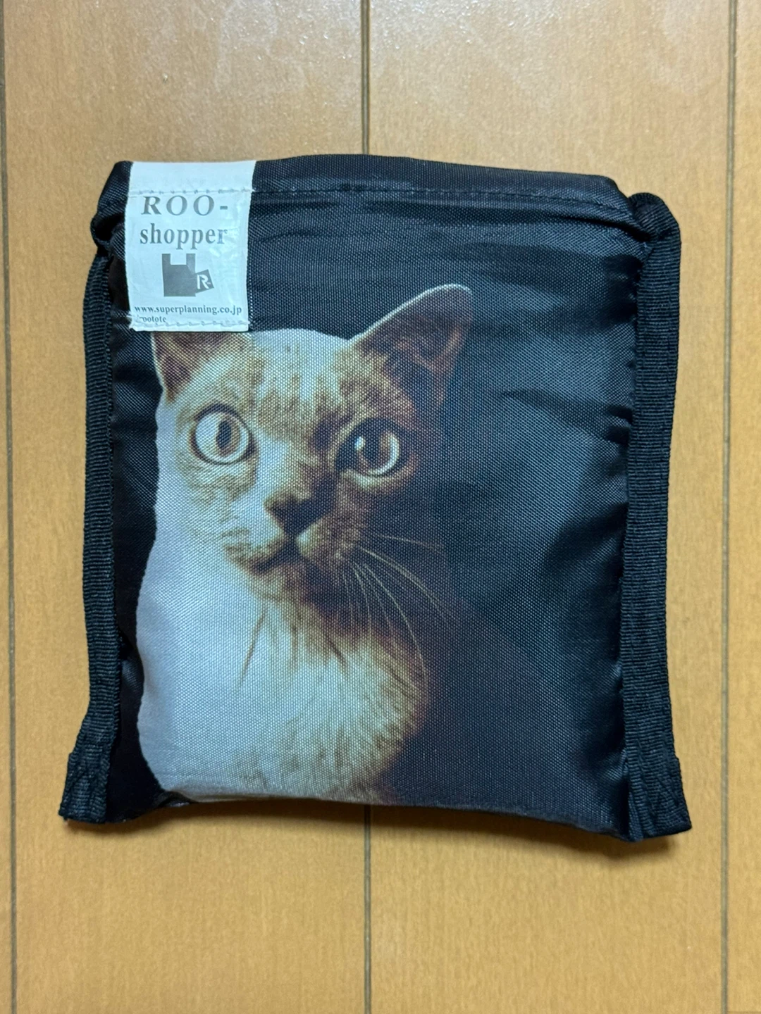 ルートート ルーショッパー 猫柄 エコバッグ