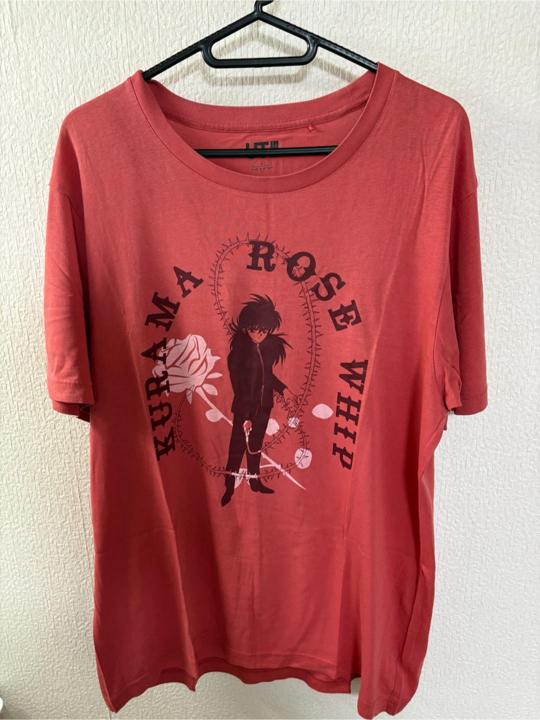 ユニクロ 幽遊白書 蔵馬 Tシャツ 赤 L