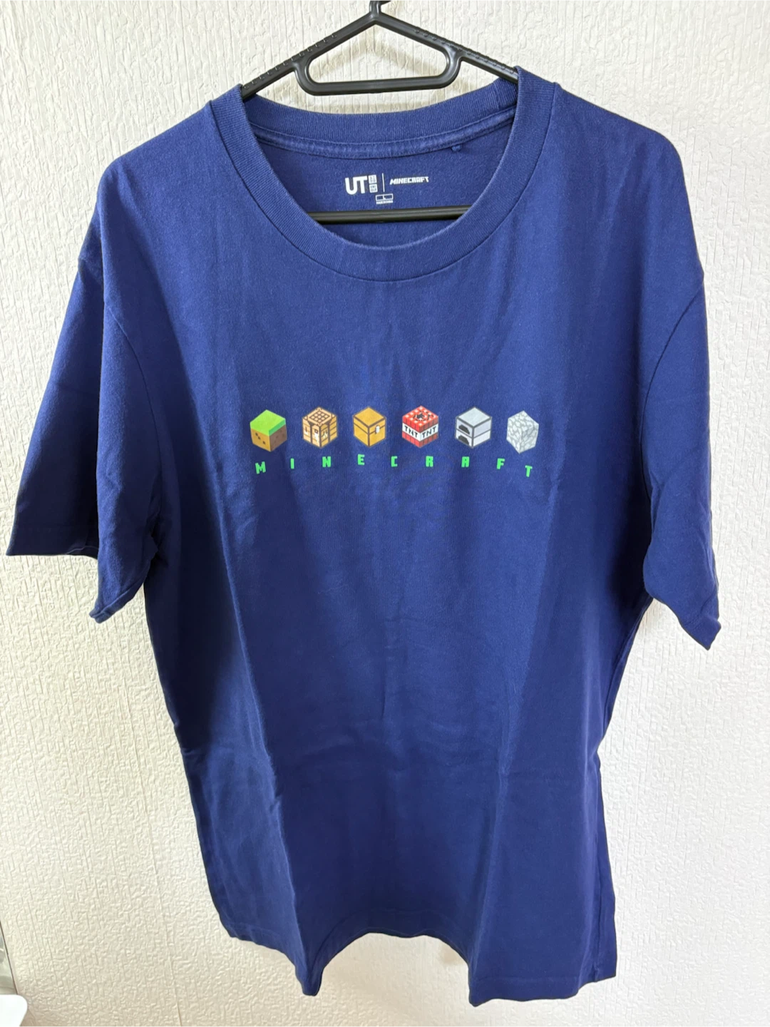 ユニクロ マインクラフト UT 紺 Mサイズ