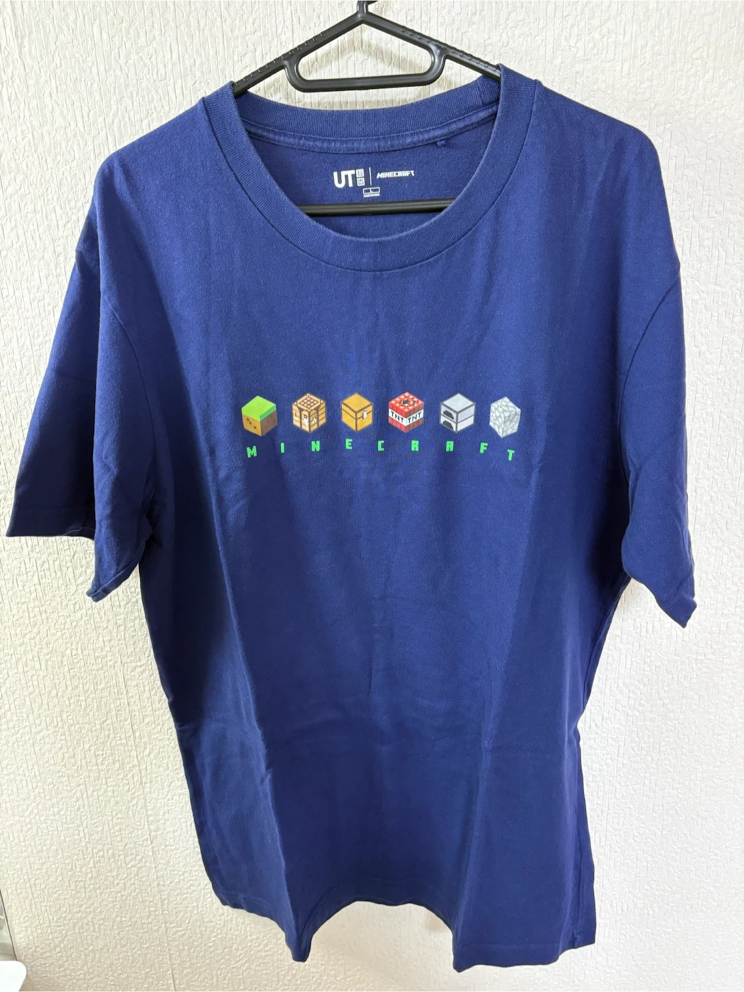 ユニクロ マインクラフト UT 紺 Mサイズ