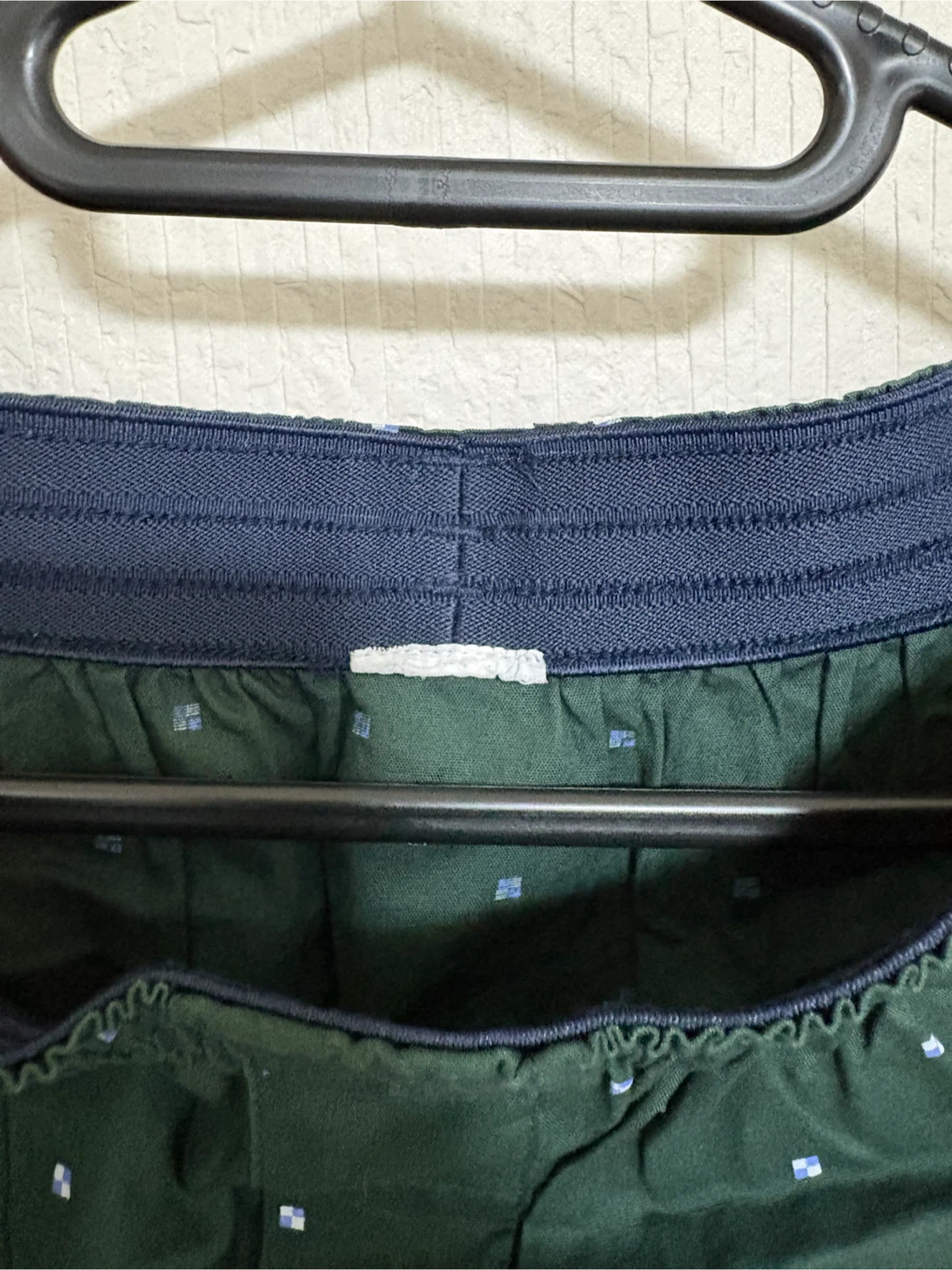 ユニクロ トランクス 前開き ダークグリーンドット柄 Lサイズの写真4枚目