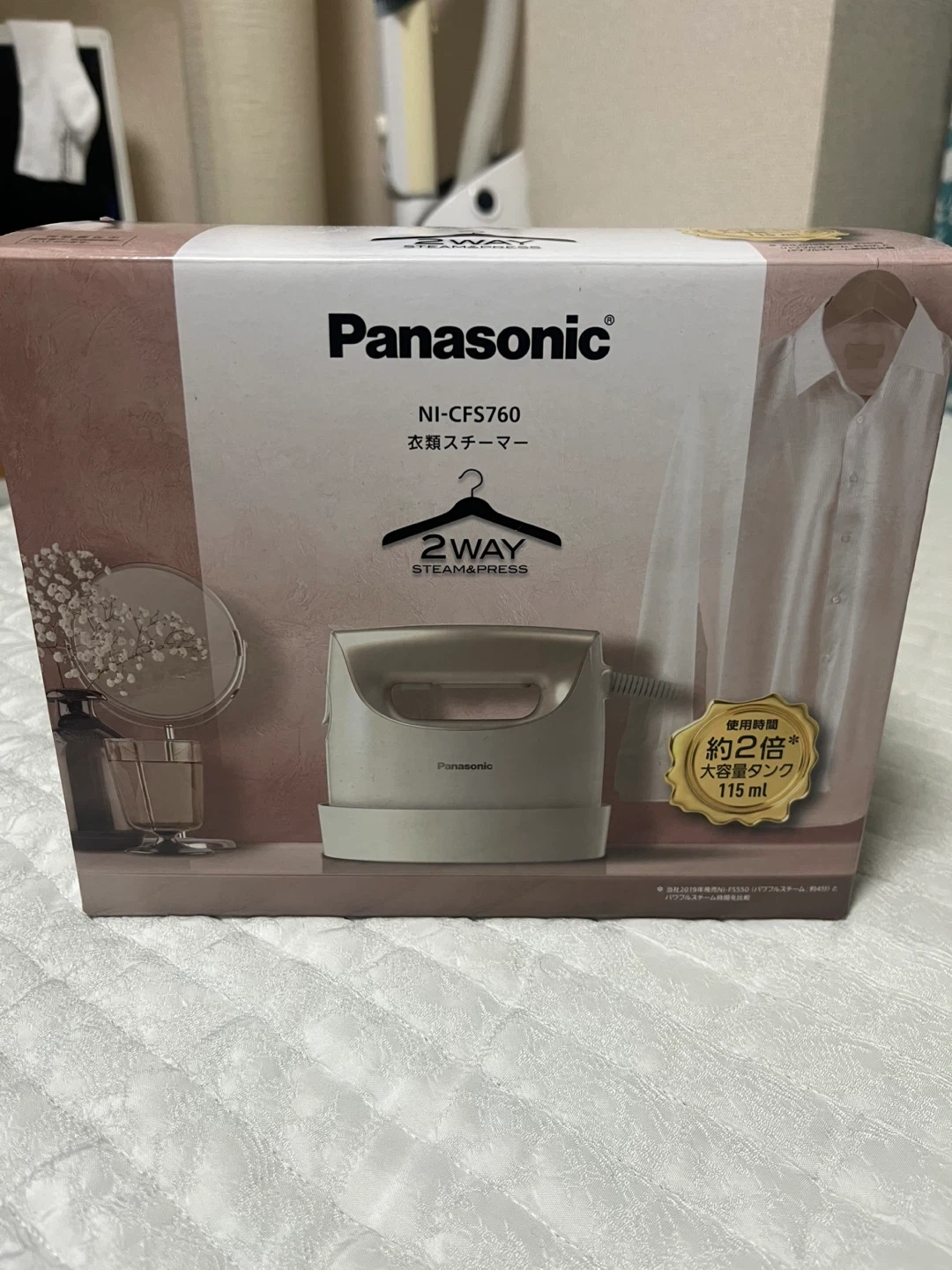 パナソニック 衣類スチーマー NI-CFS760