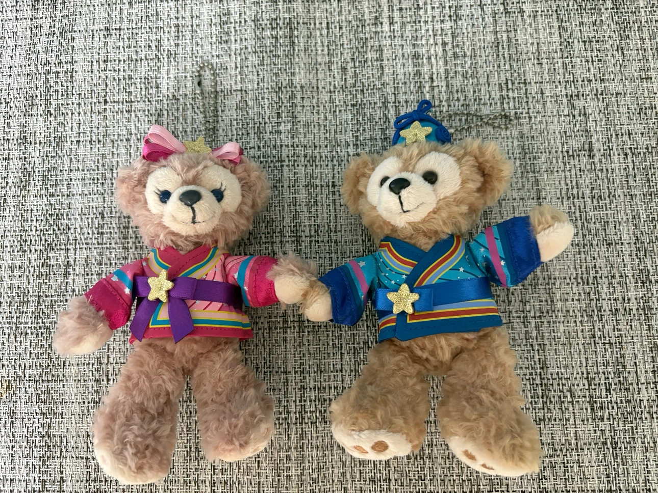 ダッフィー＆シェリーメイ ぬいぐるみバッジ 七夕