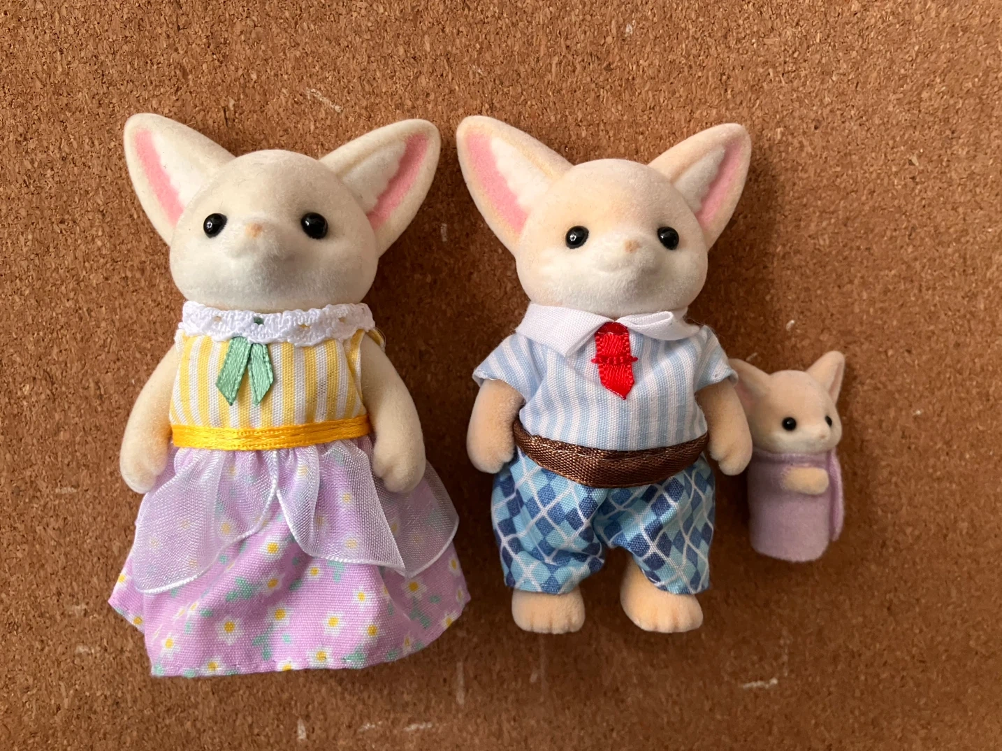 シルバニアファミリー フェネックファミリー 人形3体