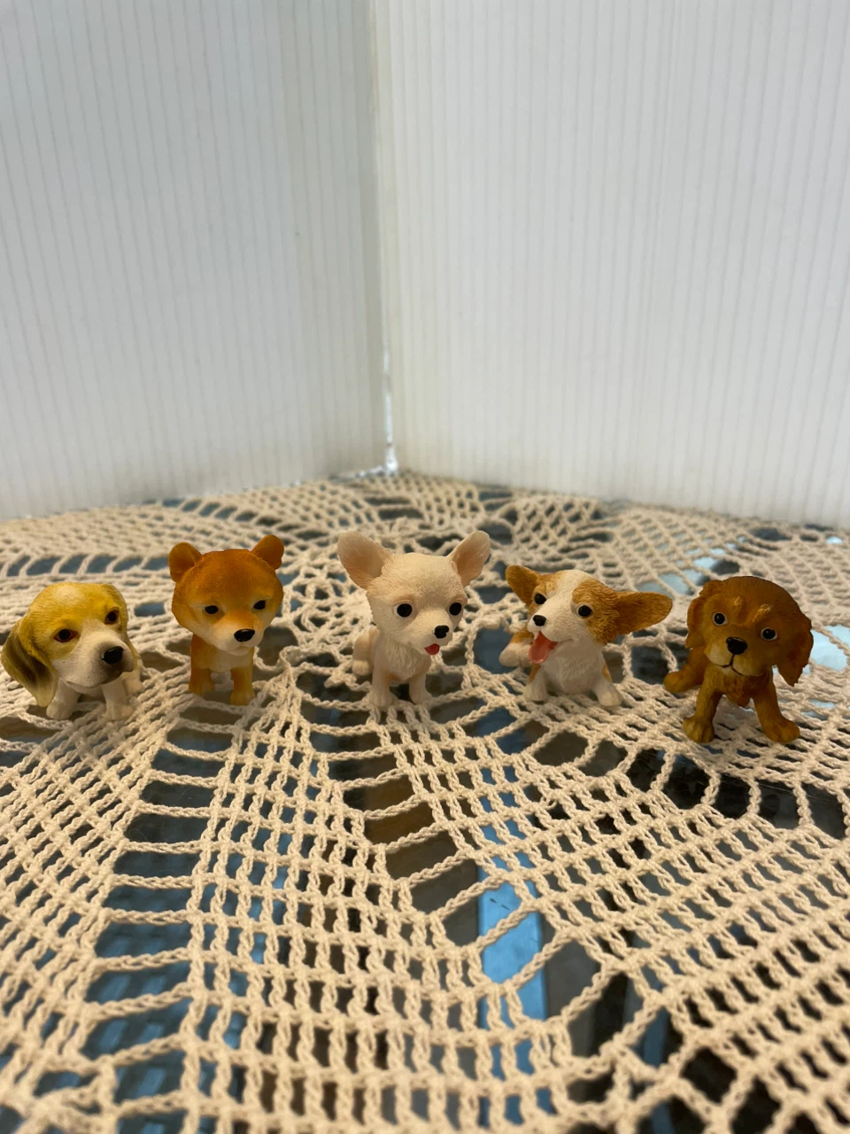 犬のミニフィギュア 5体セットの写真2枚目