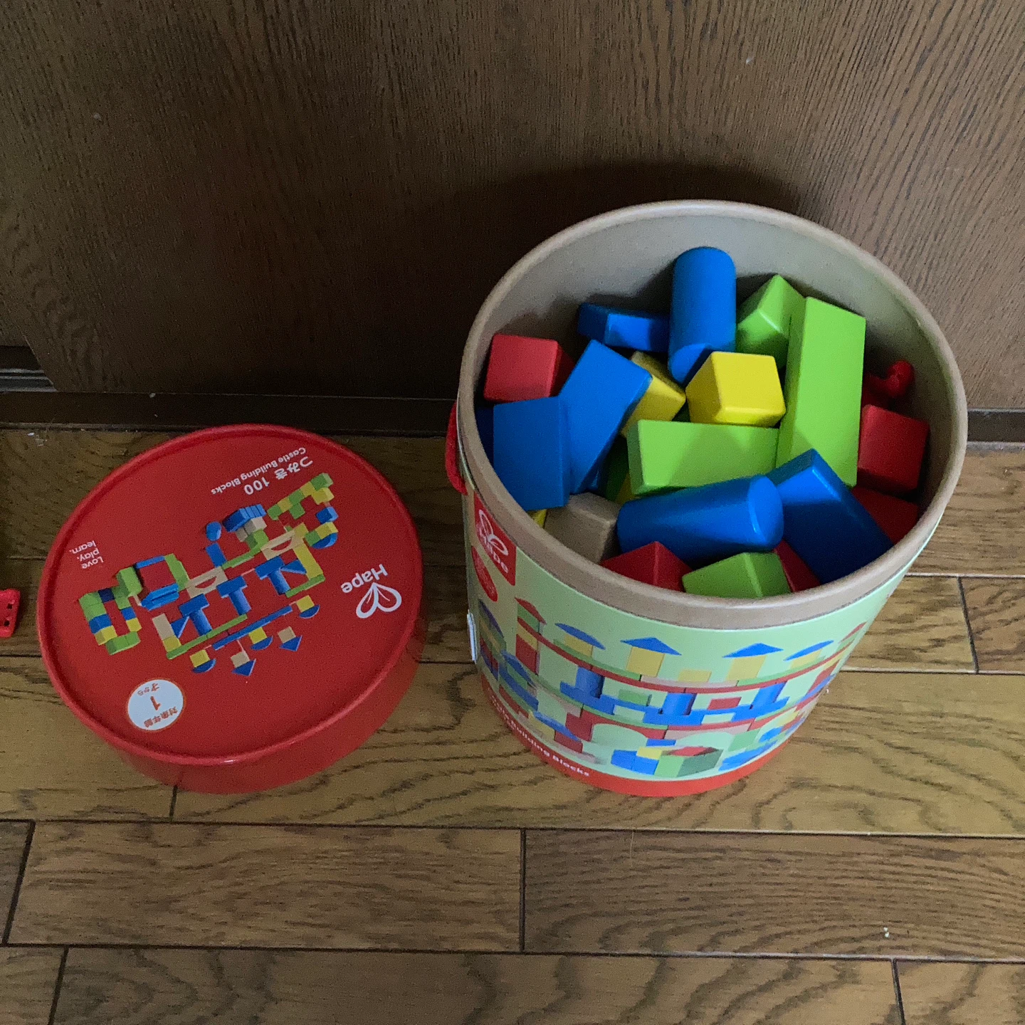 ハペ つみき100 木製玩具の写真2枚目