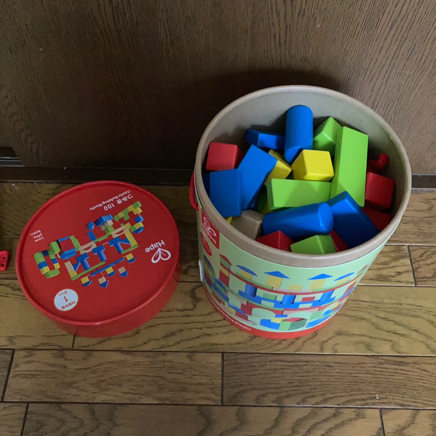 ハペ つみき100 木製玩具の写真2枚目
