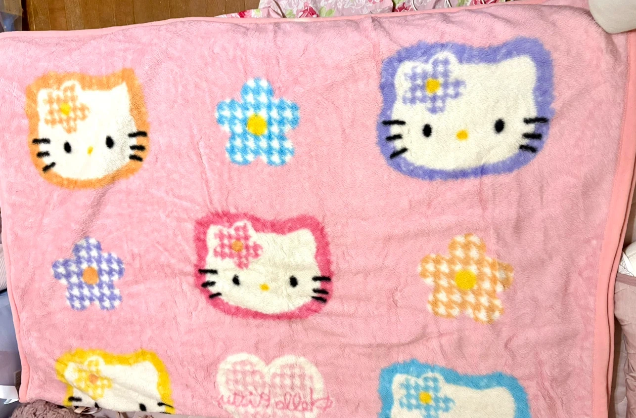 ハローキティ 毛布 ピンク 昭和・平成レトロ レア
