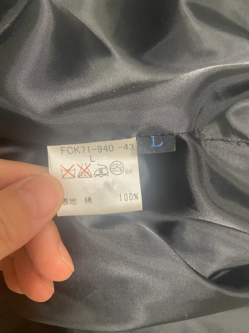 burberry バーバリーブルーレーベル ノバチェック ダウンパーカー Lサイズの写真5枚目