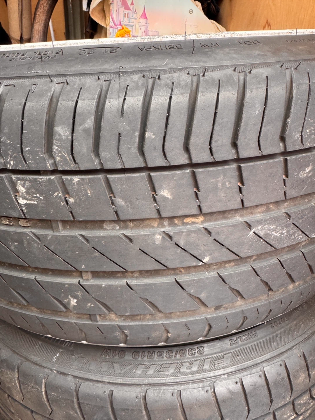 ワーク エモーション D9R 19インチ 9.5J ホワイトの写真8枚目