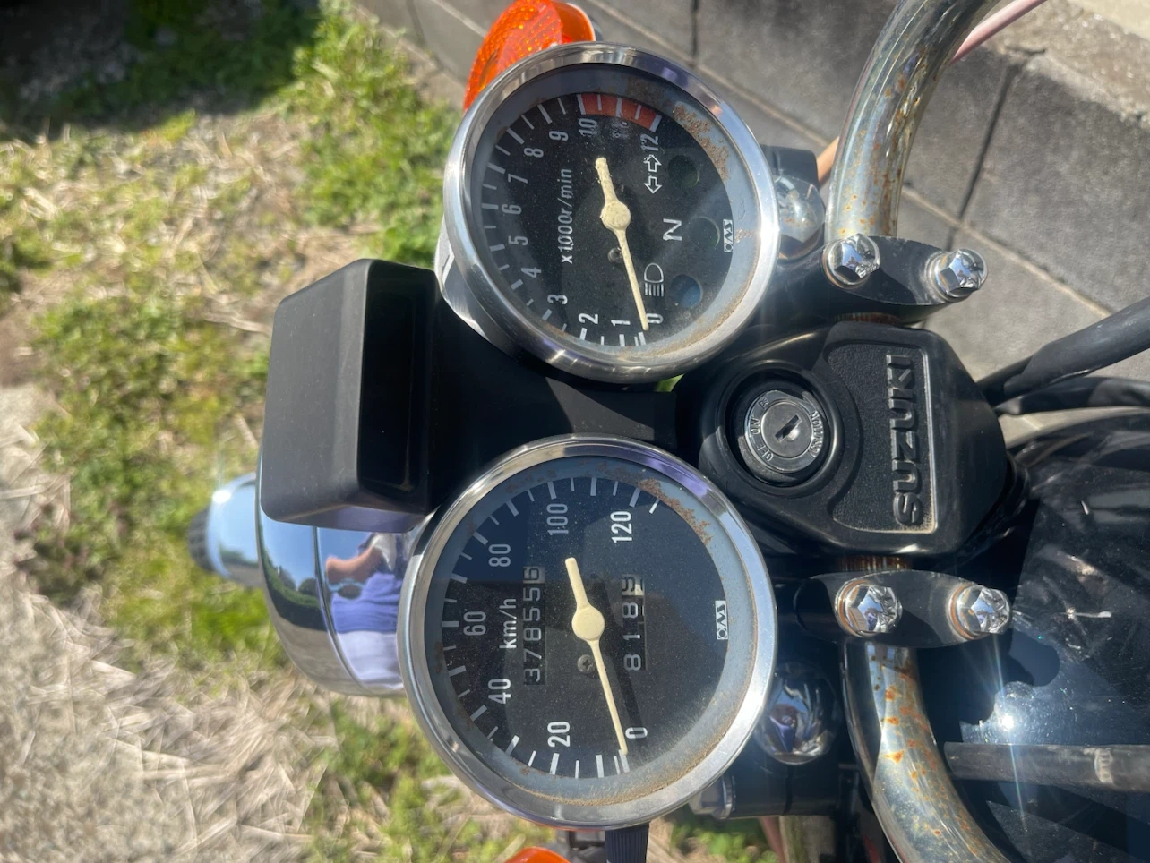 スズキ GN125E バイクの写真2枚目