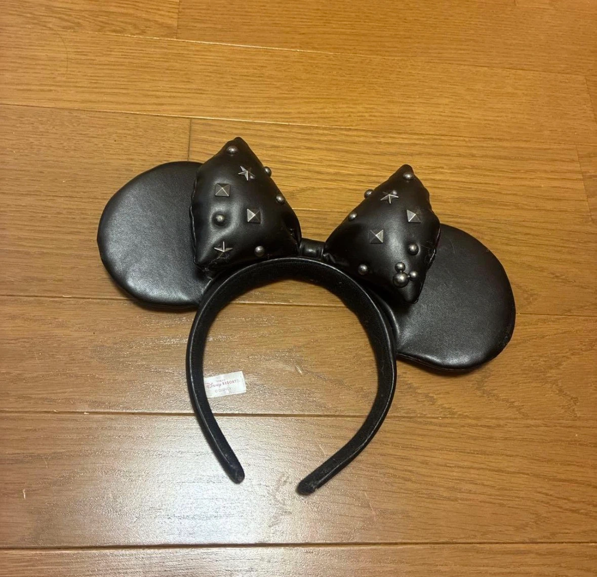 東京ディズニーリゾート カチューシャ スタッズ ブラック