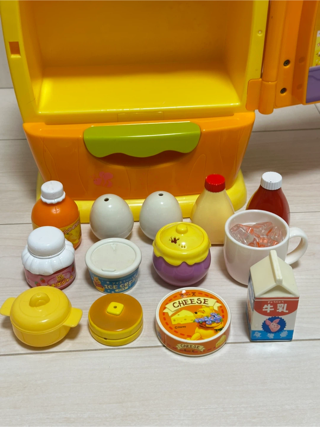 レア　プーさん　おままごと　冷蔵庫セットまとめ売りの写真3枚目