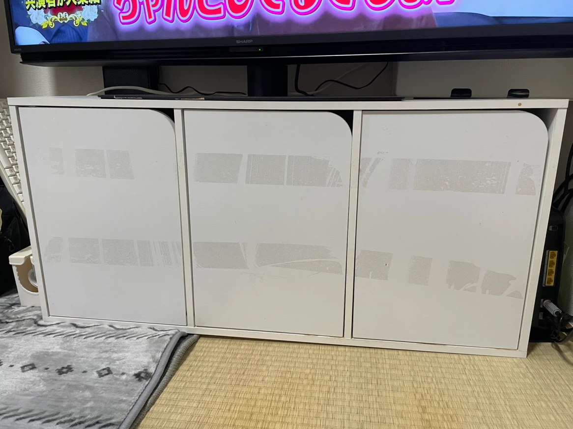 3連 ホワイト 収納ラック