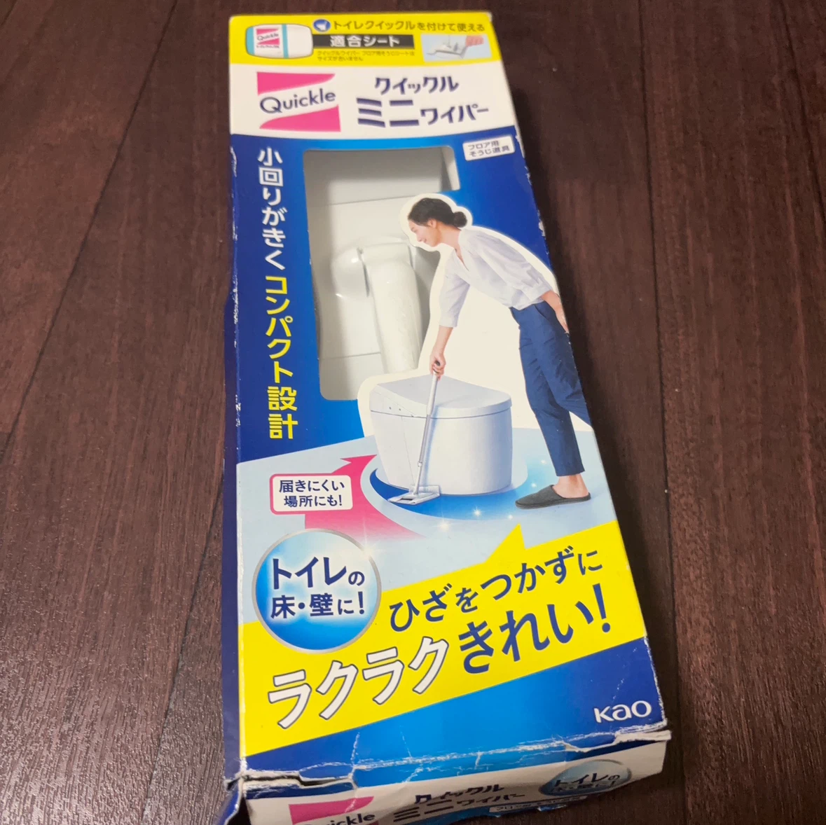未使用/クイックル ミニワイパー トイレ掃除用　フロア用そうじ道具