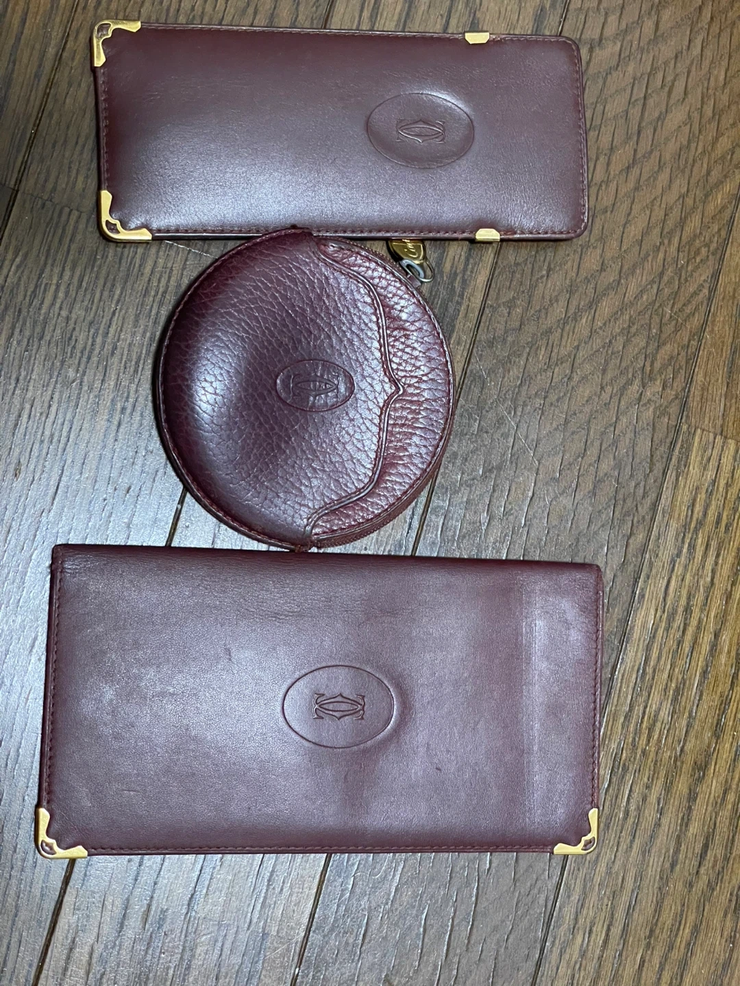 カルティエ 長財布 コインケース セット マストライン