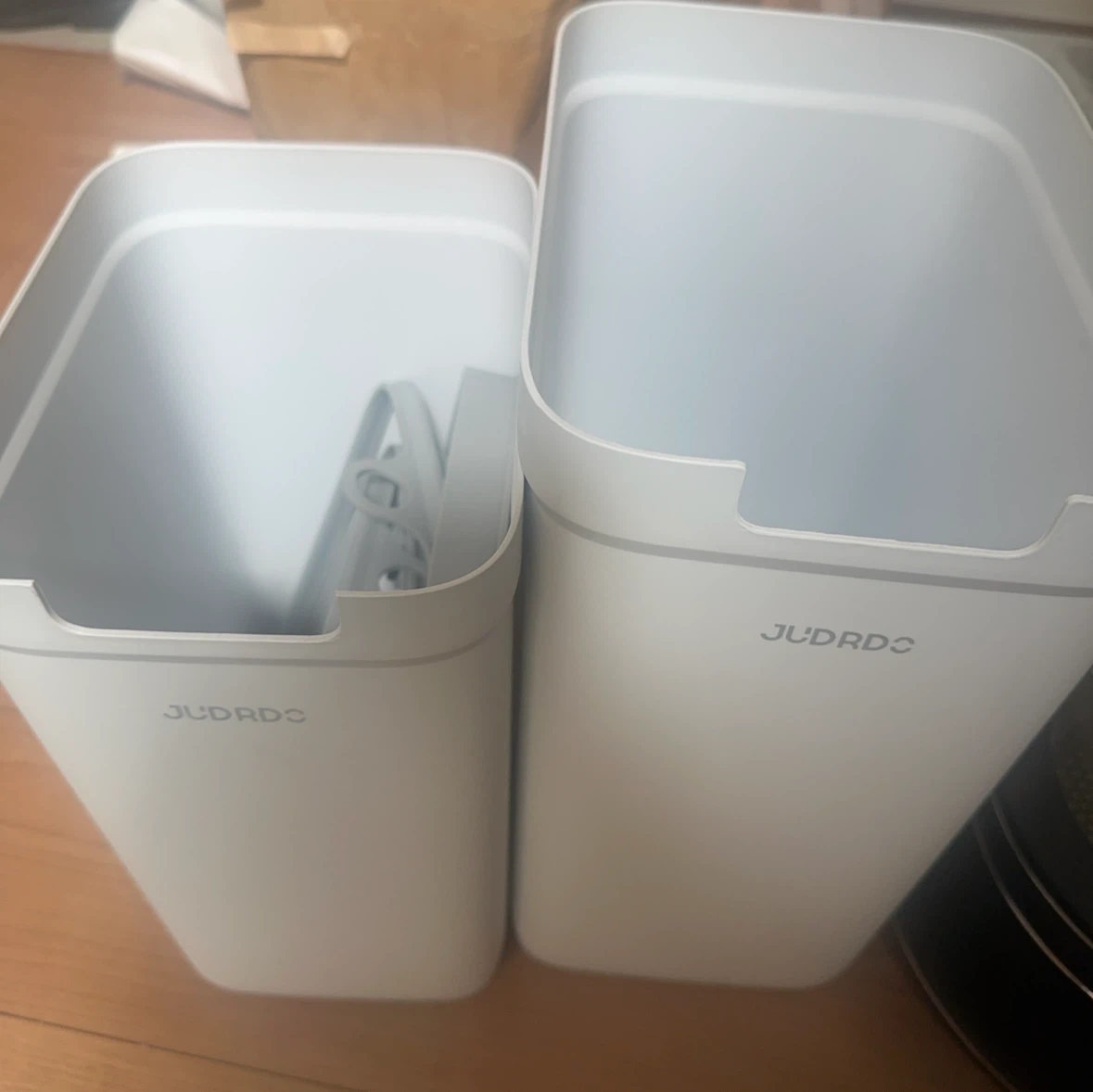 JUDRDO ゴミ箱 2個セット ホワイト