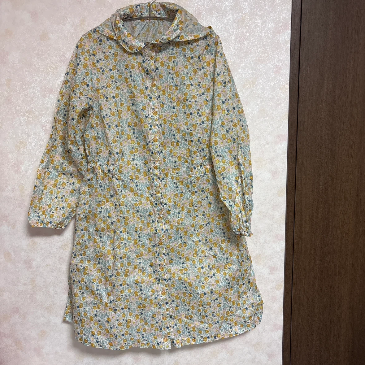 花柄スモック&ミニバッグセット