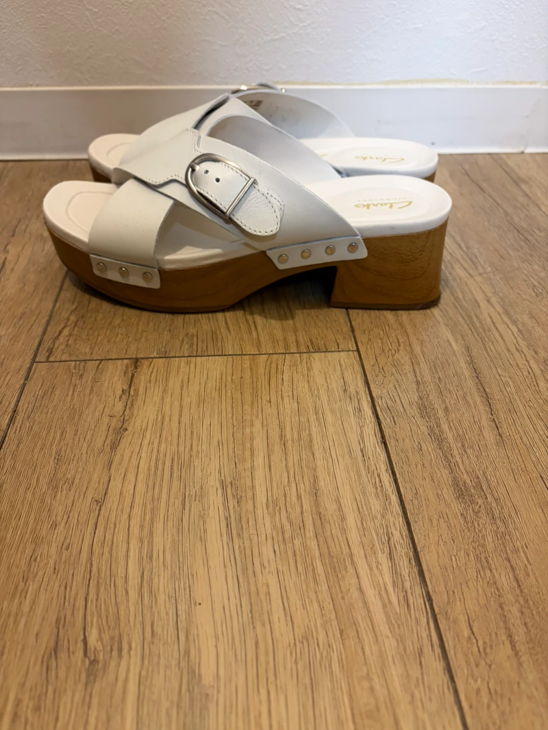 【クラークス】24cmシヴァンウォーク オフホワイト UK5の写真2枚目