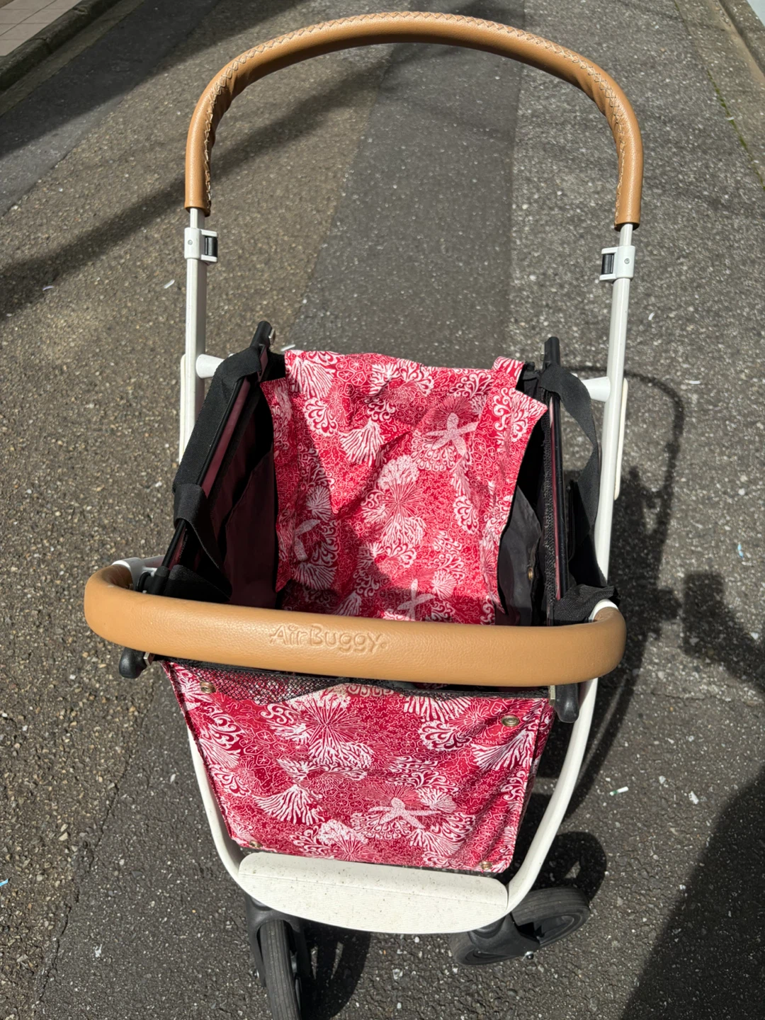 エアバギー ペットカート 赤の写真2枚目