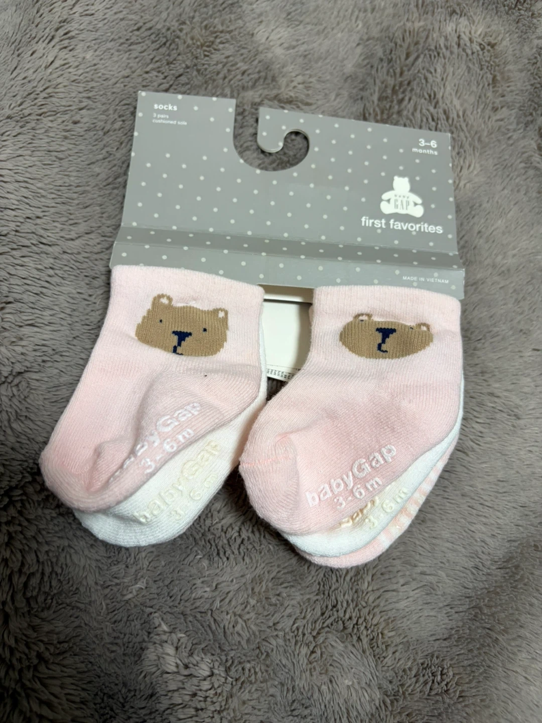 ベビーギャップ GAP 靴下 3足セット 3-6ヶ月