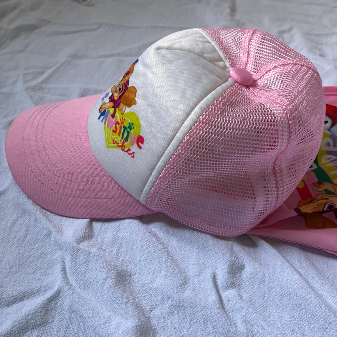 パウ・パトロール スカイ　エベレスト　キャップ ピンク 53-55cm 子供用　帽子の写真3枚目