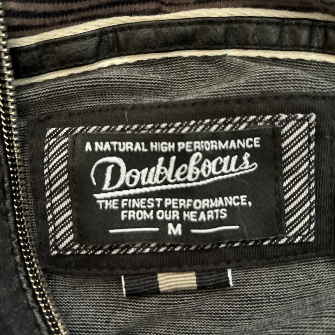 Doublefocus ジップアップパーカー グレー Mの写真4枚目