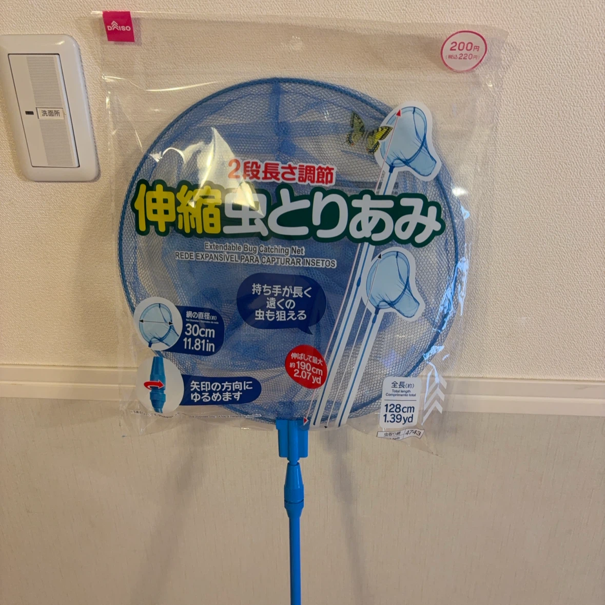 DAISO   伸縮虫とりあみ