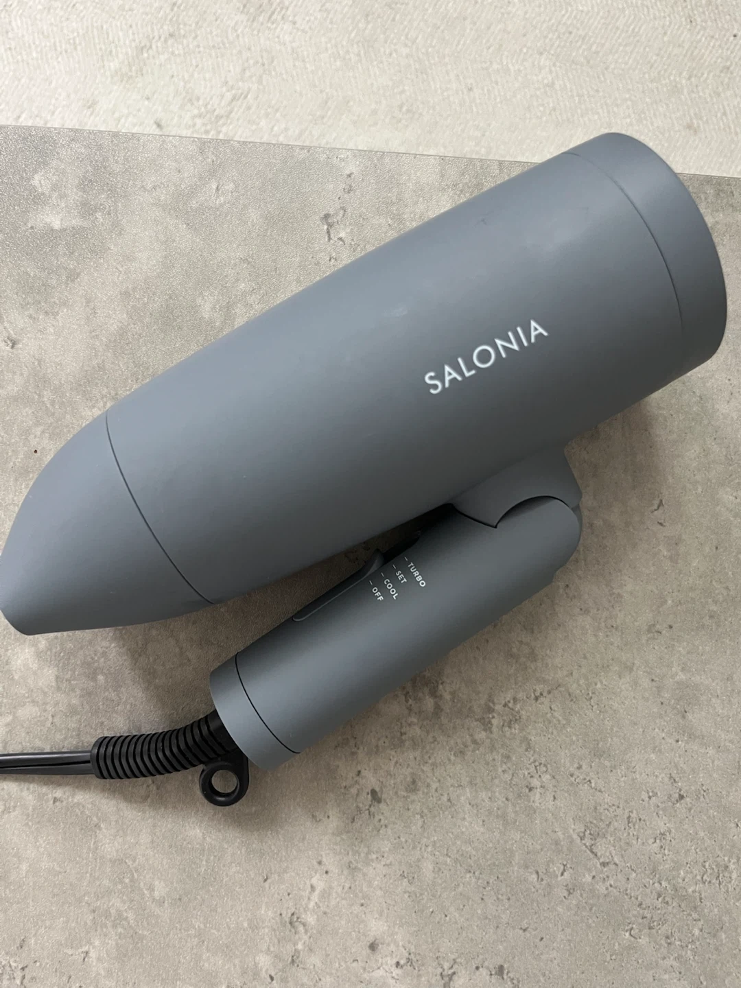 サロニア ヘアドライヤー グレー