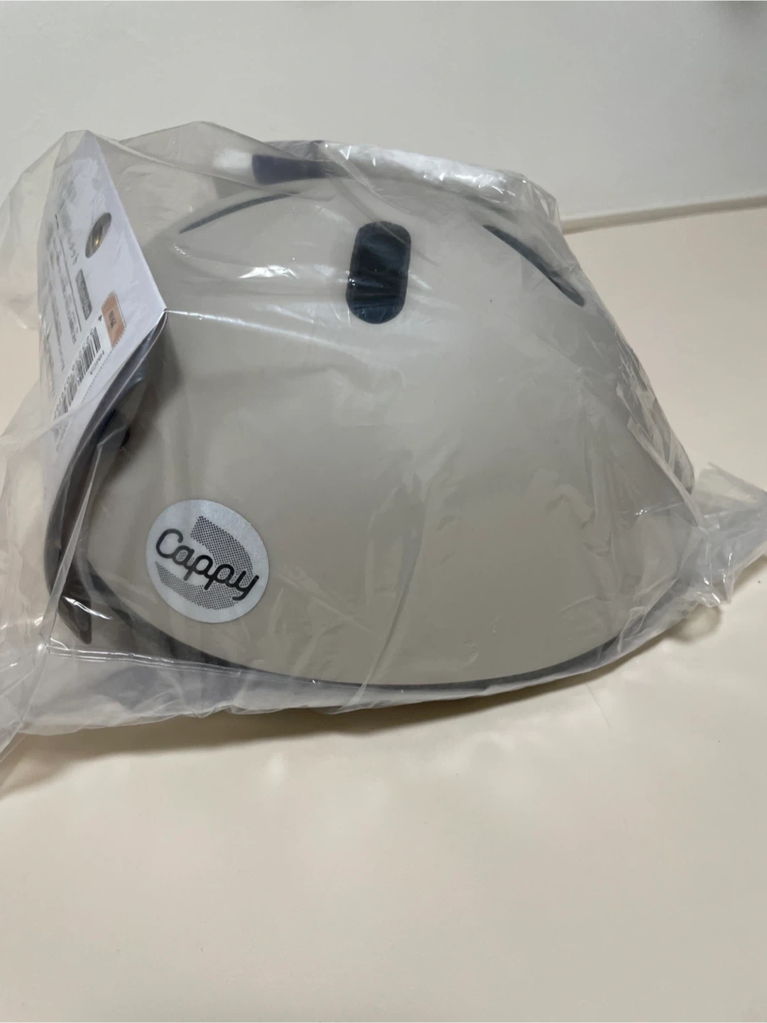 アイデス Cappy 幼児用ヘルメット ベージュの写真2枚目