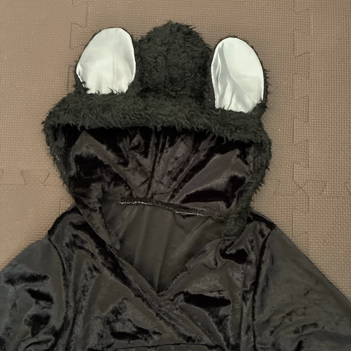 黒猫 コスチューム ワンピース キッズL ハロウィンにの写真3枚目