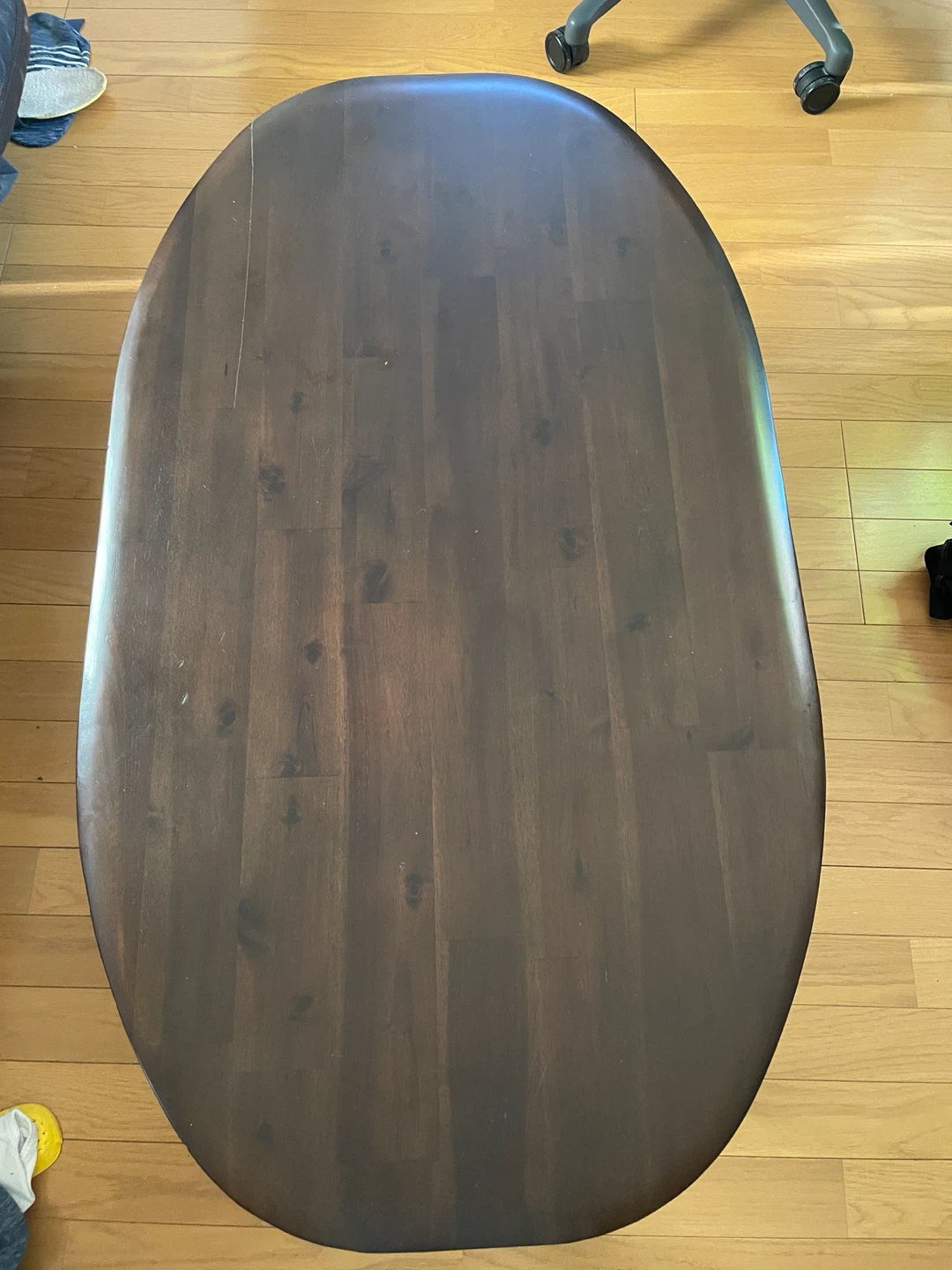天然木 センターテーブル 幅115cm NITORI CT CACIAの写真3枚目