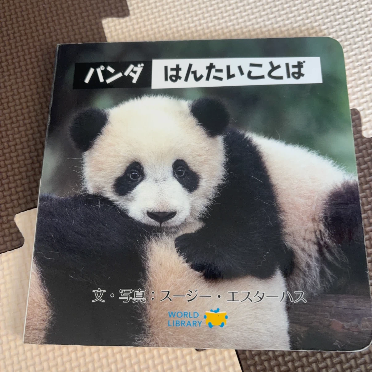 ワールドライブラリー パンダ はんたいことば 絵本