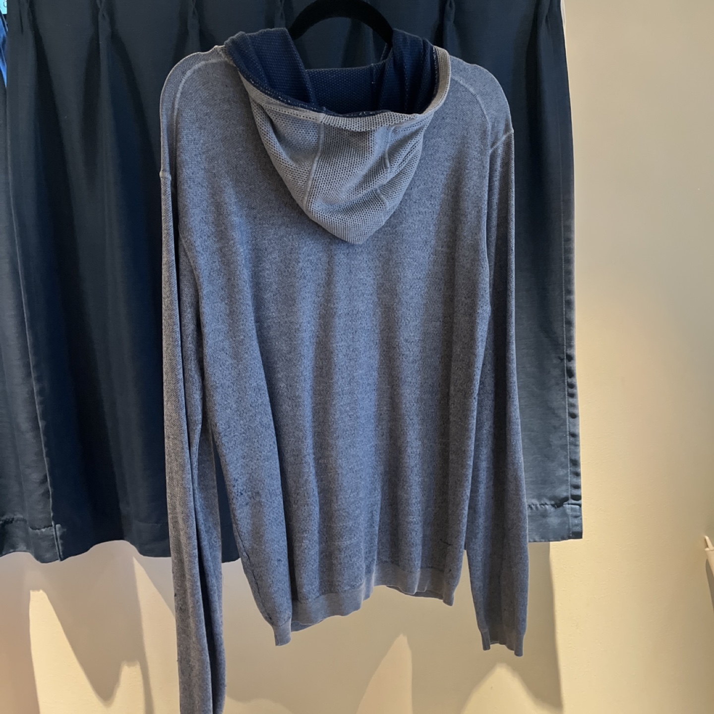 jil sander ジルサンダー ジップアップパーカー グレー 46サイズの写真3枚目
