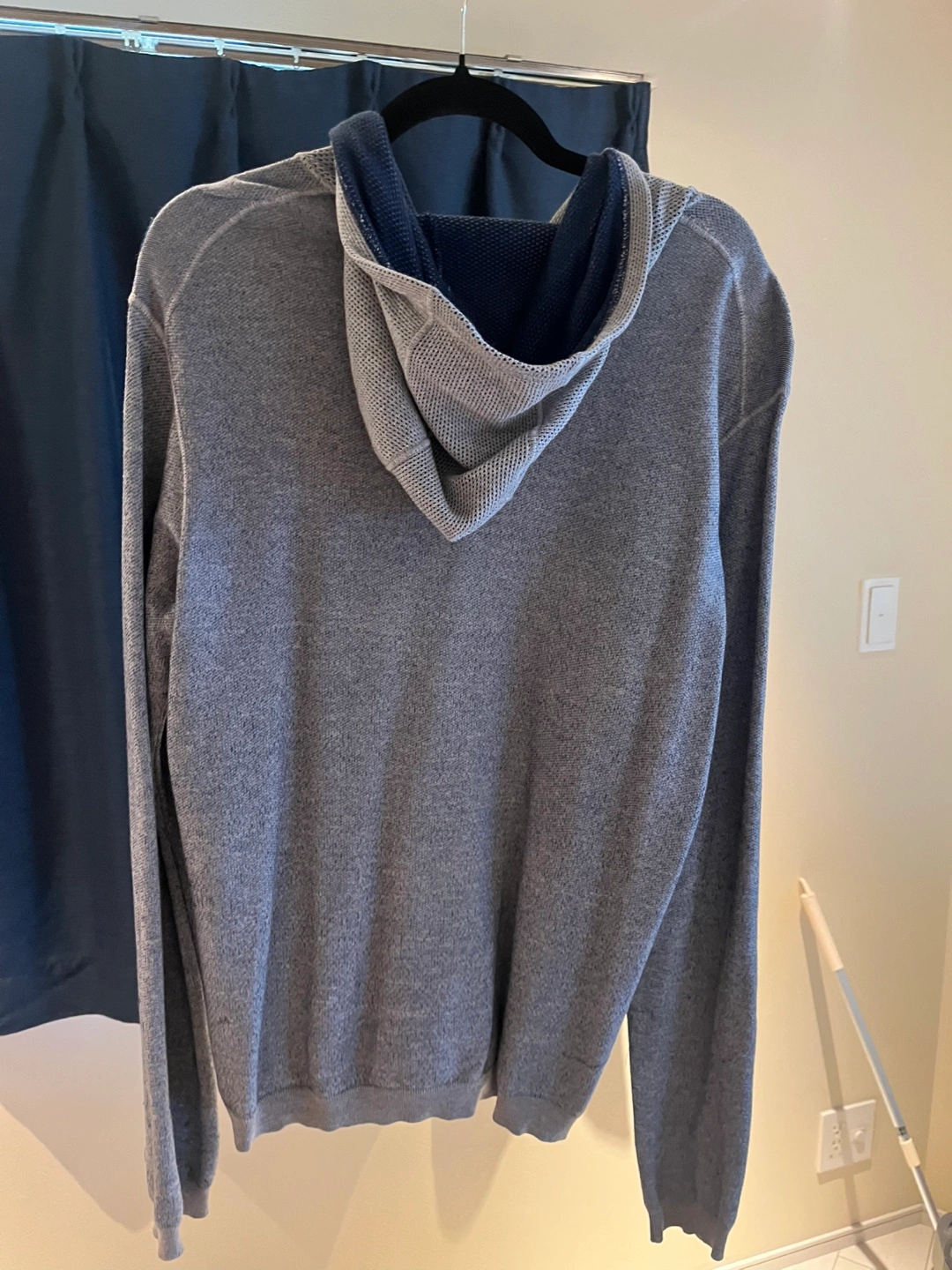 jil sander ジルサンダー ジップアップパーカー グレー 46サイズの写真6枚目
