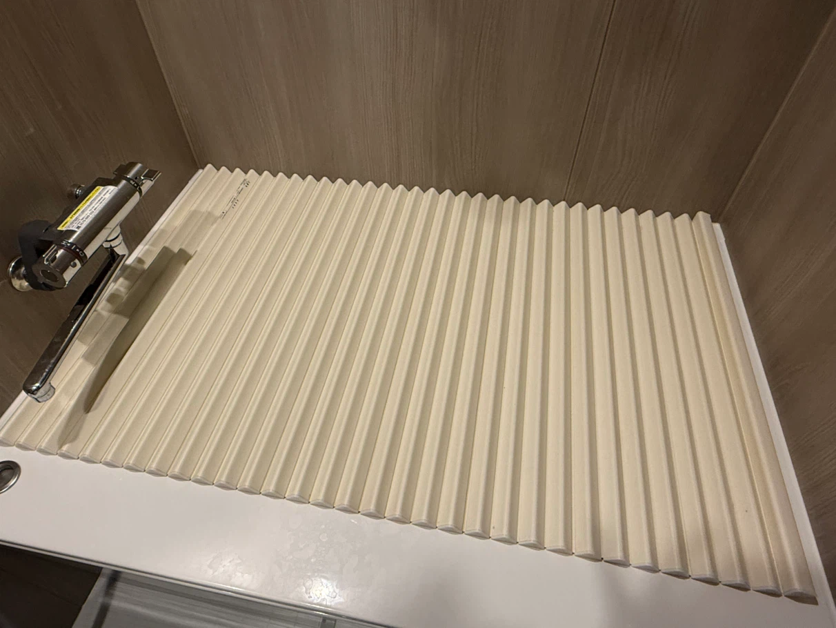風呂ふた シャッター式 ホワイト
