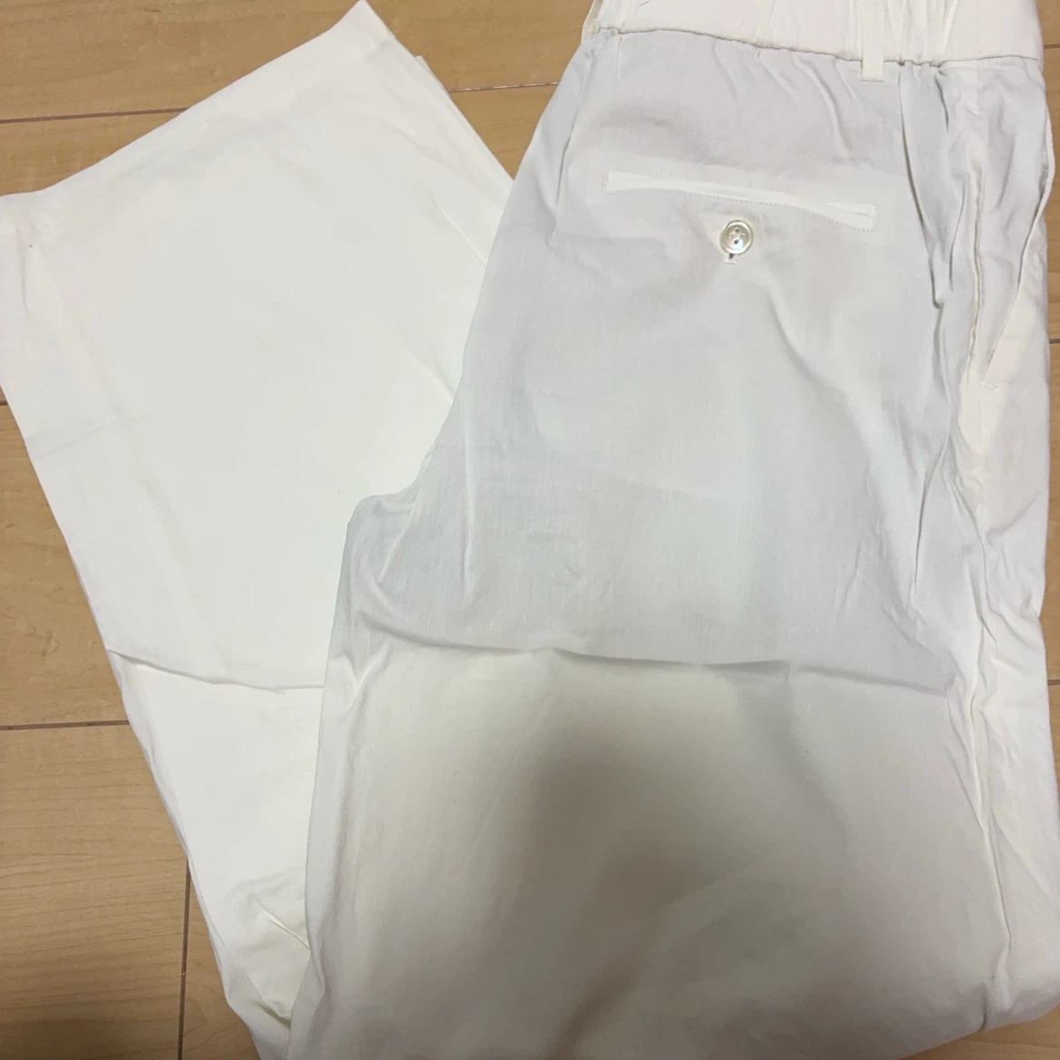 23区 ワイドパンツ ホワイト 38サイズの写真5枚目