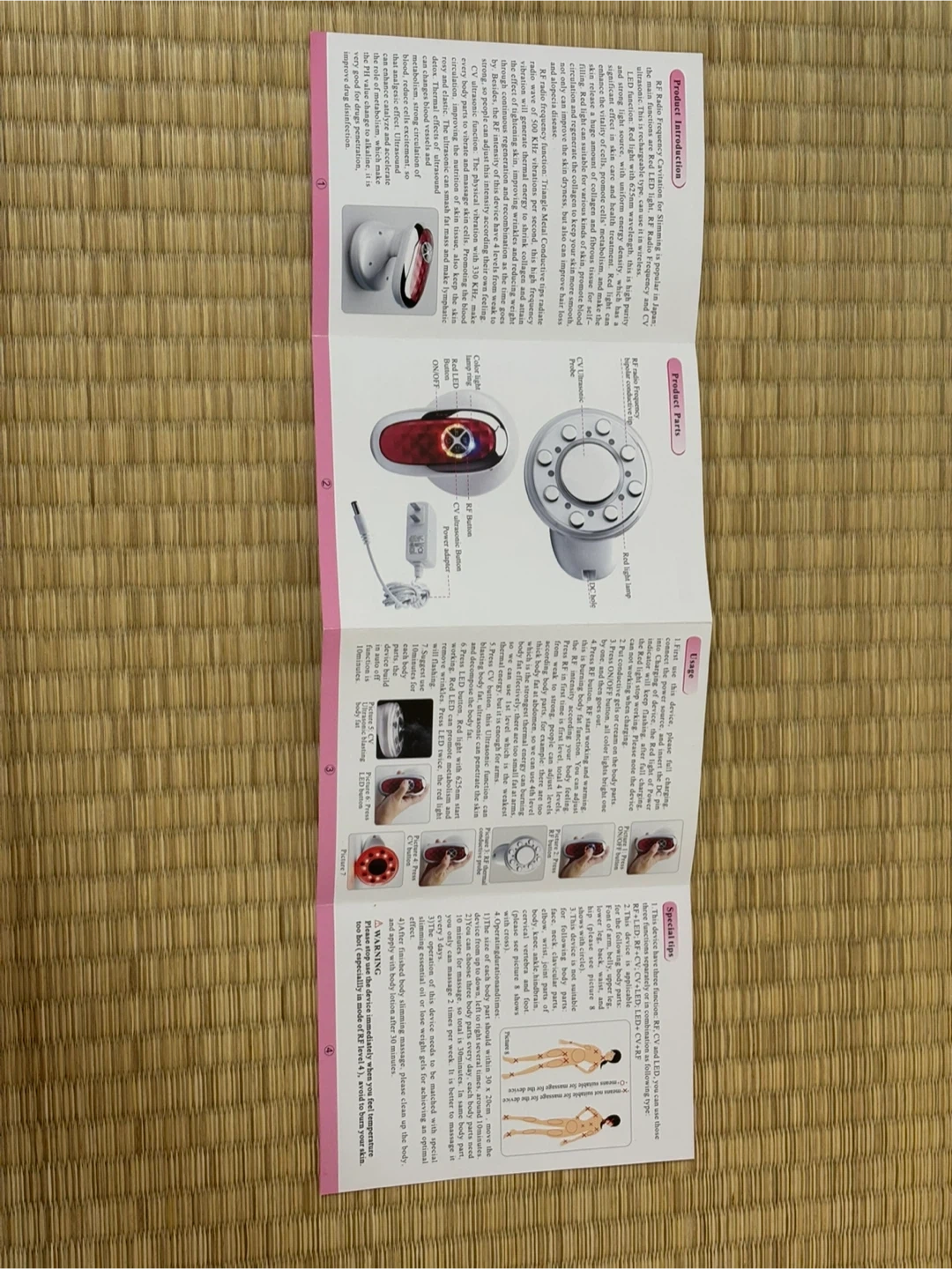 キャビテーション 超音波美顔器 RF LED ダイエット マッサージ器 全身エステ 充電式の写真6枚目