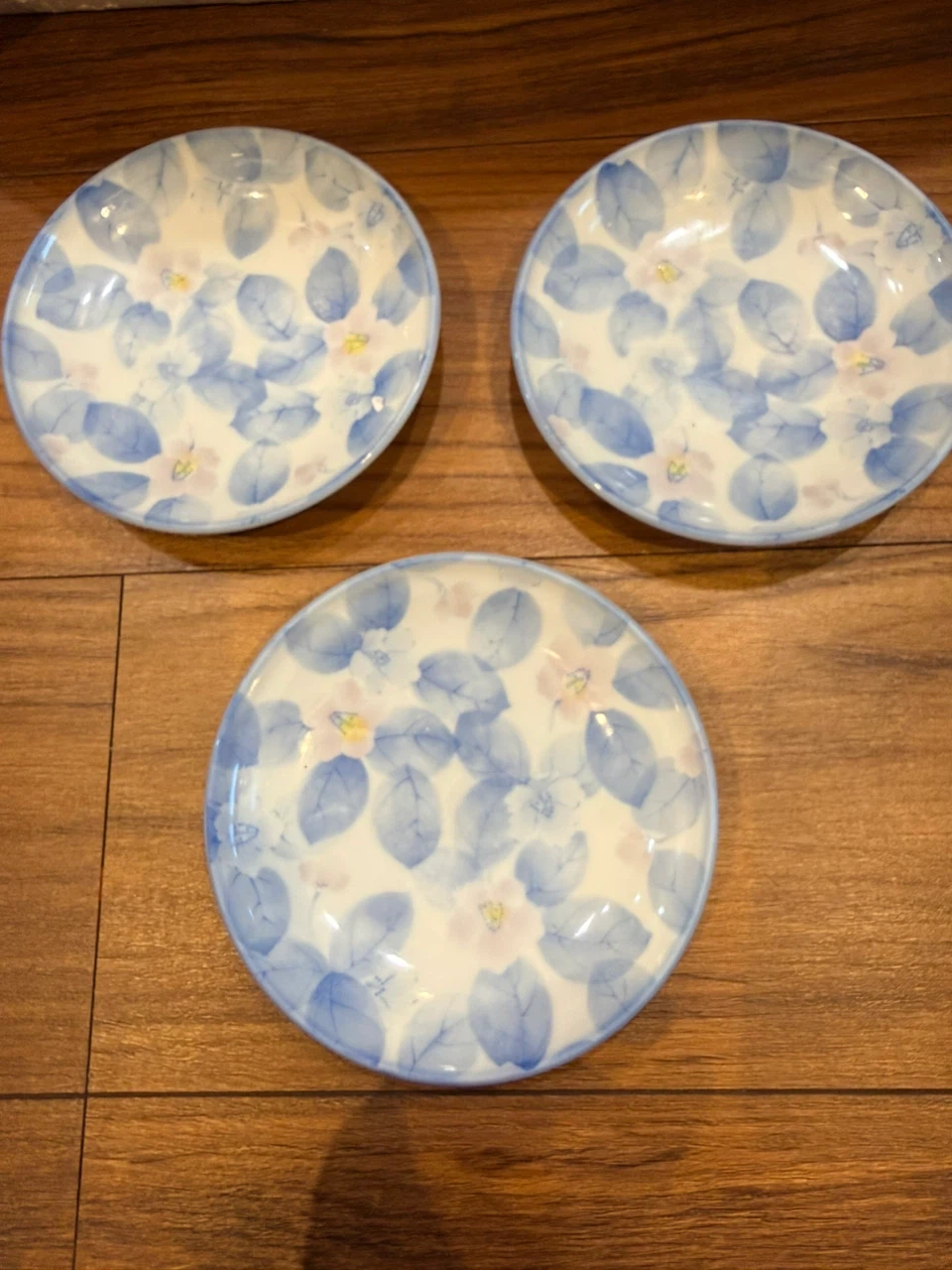 陶器 皿 3枚セット 花柄の写真2枚目