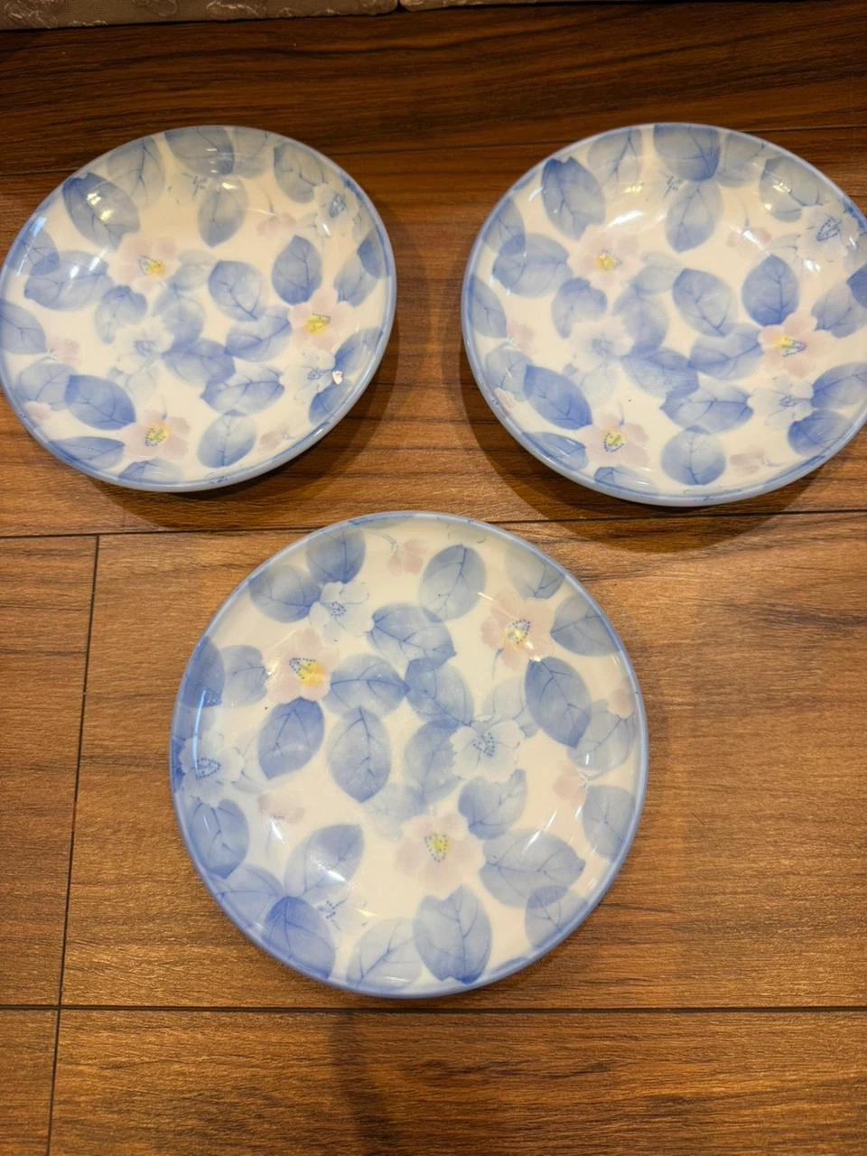 陶器 皿 3枚セット 花柄の写真3枚目