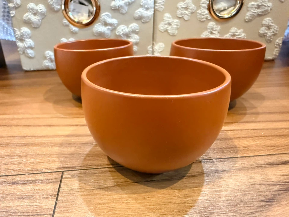 朱泥 湯呑み 3客セット 茶道具
