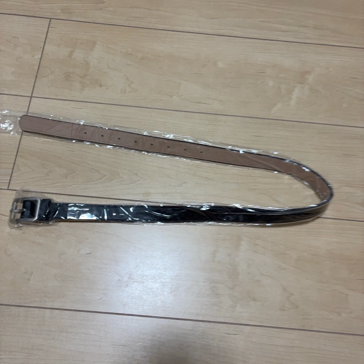 シンプル ブラック ベルト