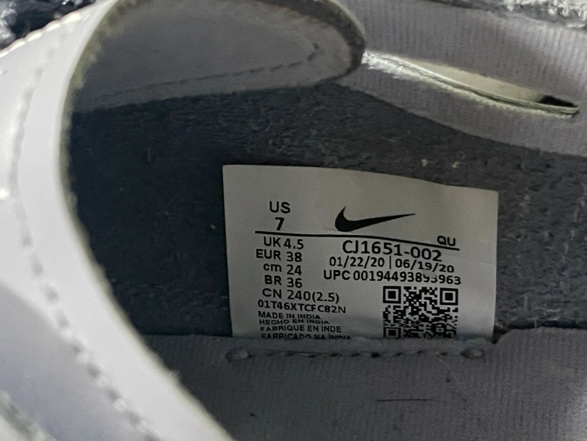 ナイキ スニーカー 24cm ライトブルーの写真4枚目