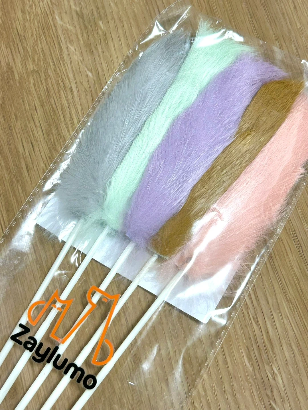 【未使用】 猫じゃらし 5本セット ペット おもちゃの写真2枚目