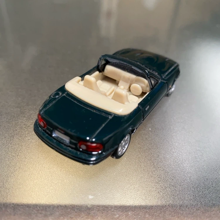 マツダ ロードスター ミニカー 緑の写真2枚目